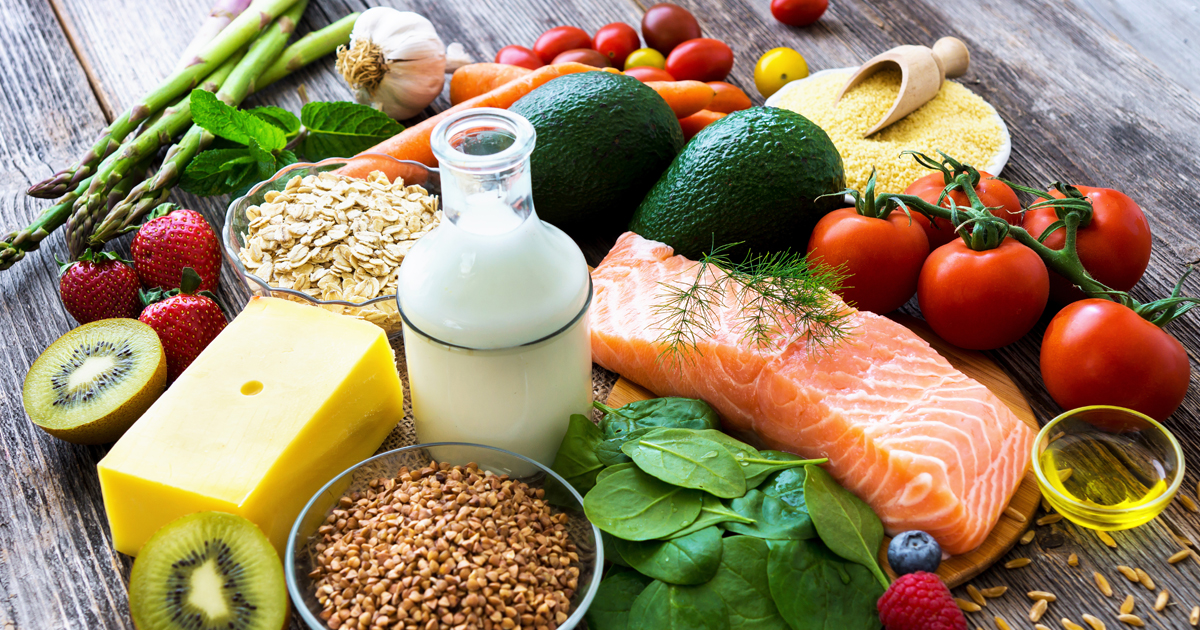 Healthy foods for glowing skin, strong hair, and nails